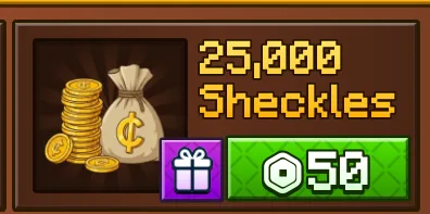 Buy 25,000 Sheckles Gamepass Cheap Grow a Garden 2 Instant Delivery - 50R