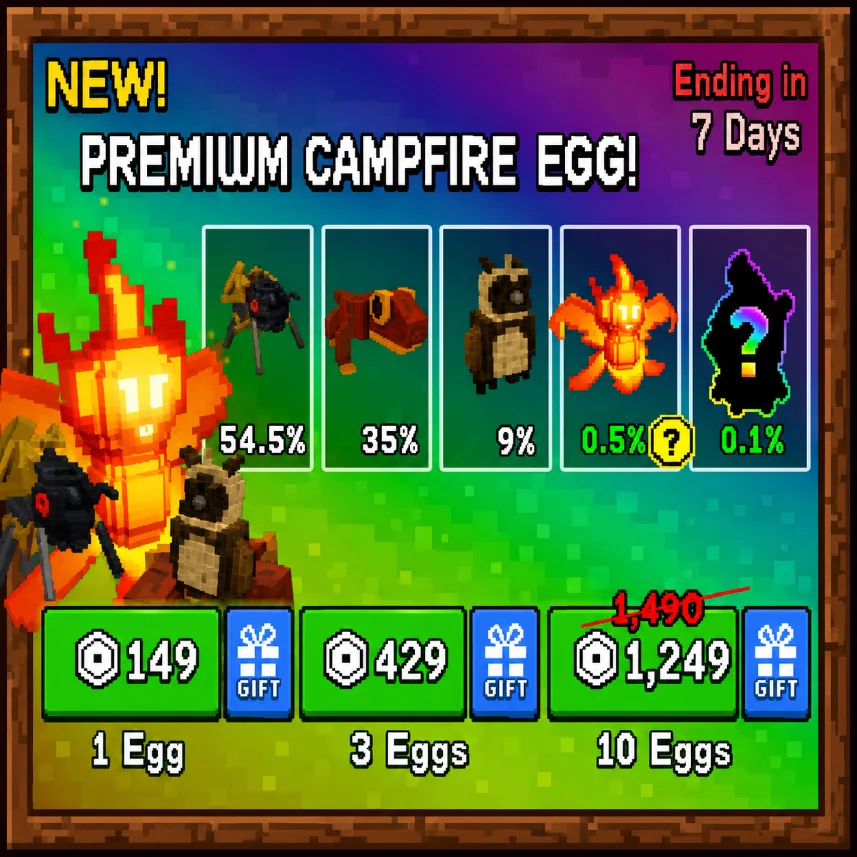 10x Premium Campfire Egg — Account account