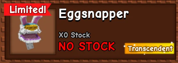 Grow a Garden - EGGSNAPPER X1
