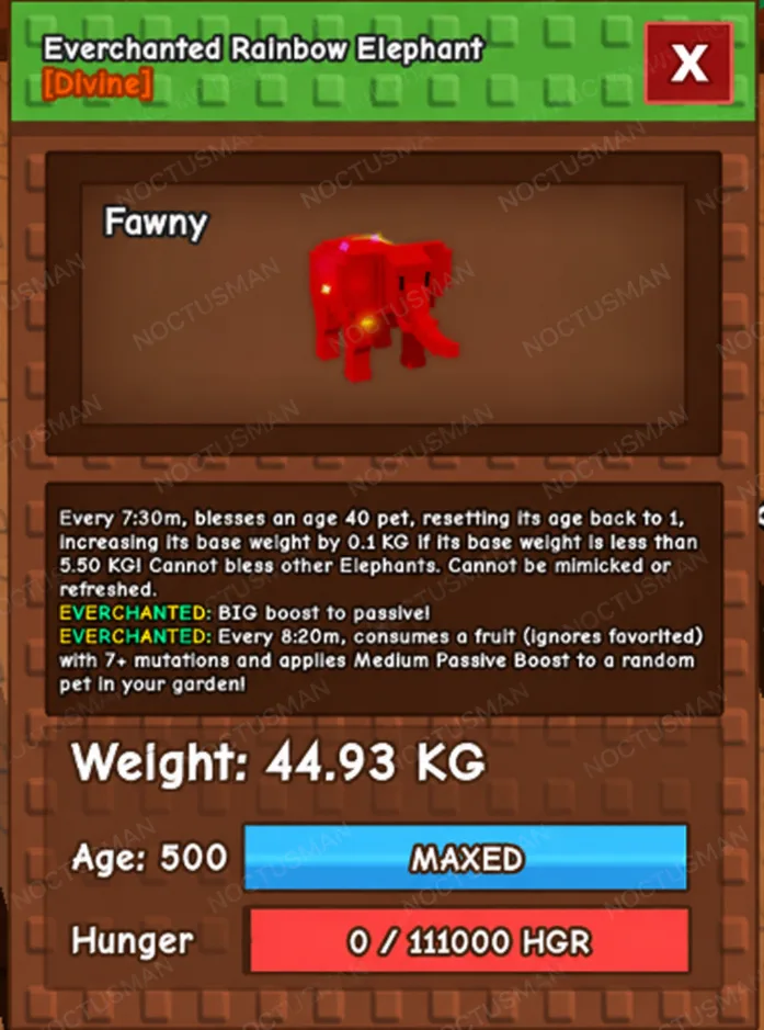 RBH Elephant AGE 500 can 6kg! (No toys needed) — Account account