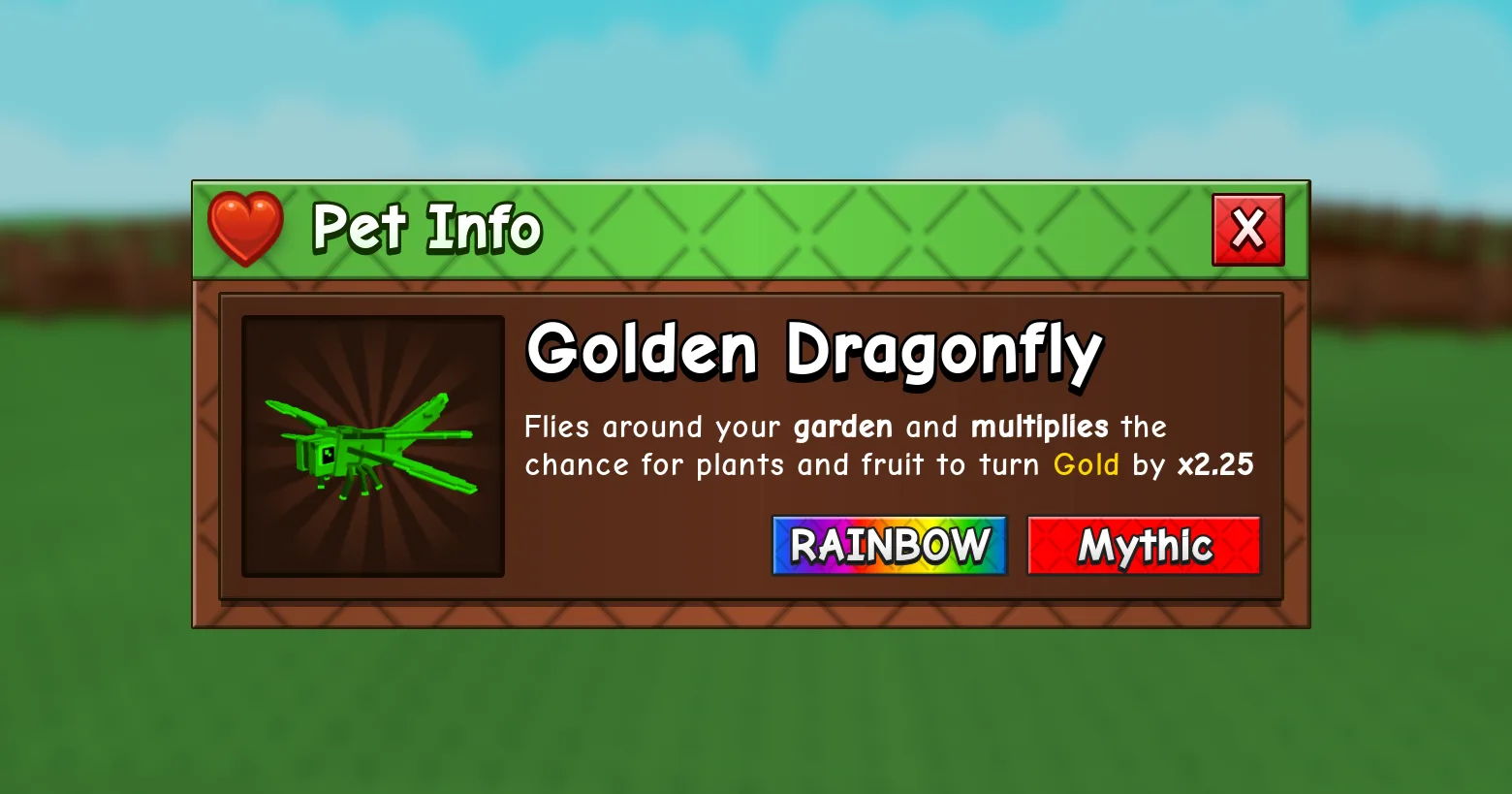 Golden Dragonfly (Mythic)