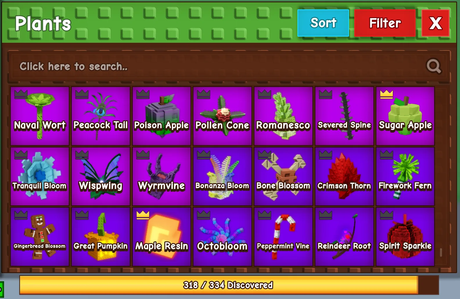 Index a Plant (Read Description)
