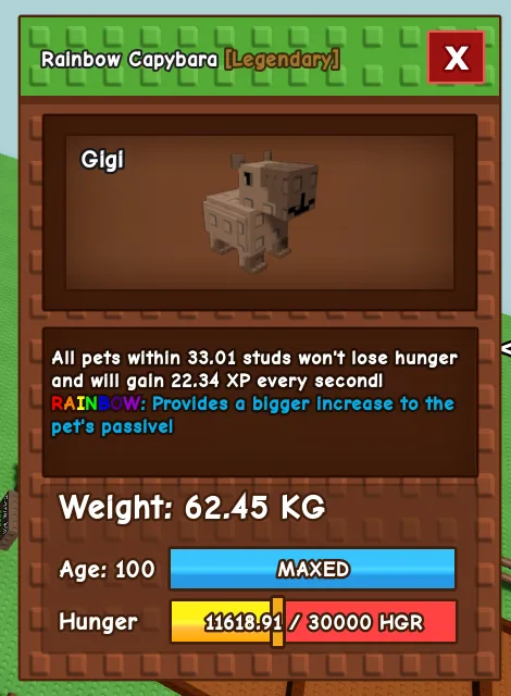 max age, very big and rainbow capybara — Account account