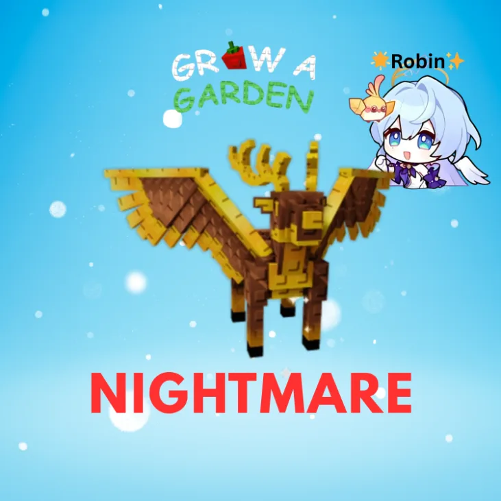 Nightmare Gilded Choc Peryton - Grow a Garden — Account account