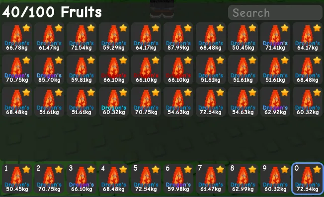 565M Sheckles 40 Dragon Breath Fruits X1 Sell Price