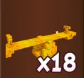 1x gold seesaw