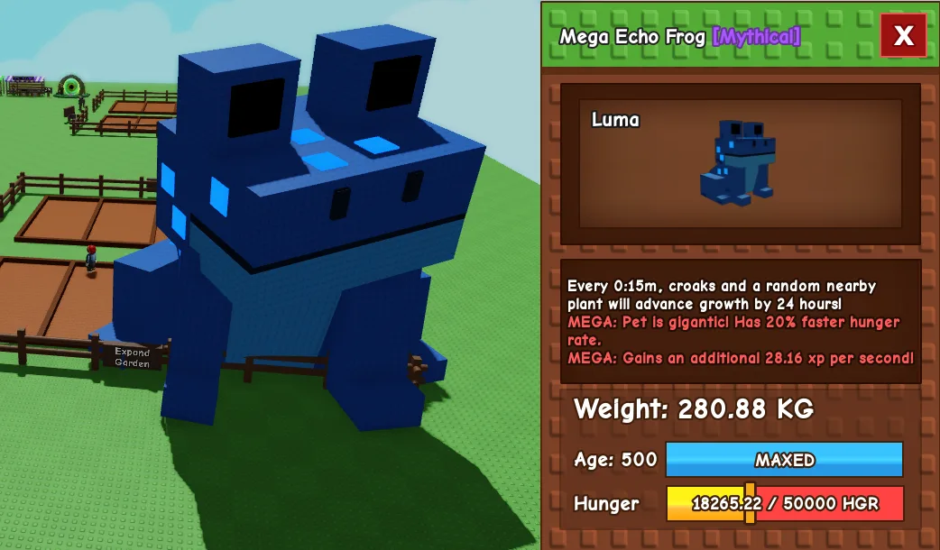 280.88kg Mega Echo Frog