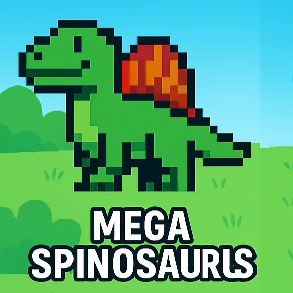 Mega Spinosaurus Grow a Garden Pet Rare Mega Dino Instant Delivery