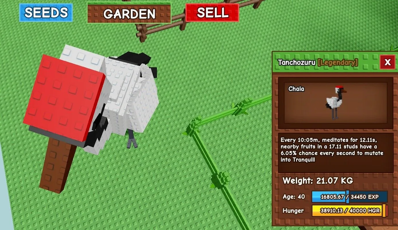 HUGE/GIANT/TITAN/TITANC TANCHOZARU AGE 40 KG 22 - GROW A GARDEN ROBLOX - CHEAP AND FAST DELIVERY — Account account
