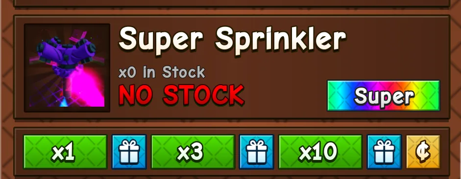 Super Sprinkler X10 (3990RR)