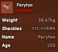Everchanted Peryton 38kg+