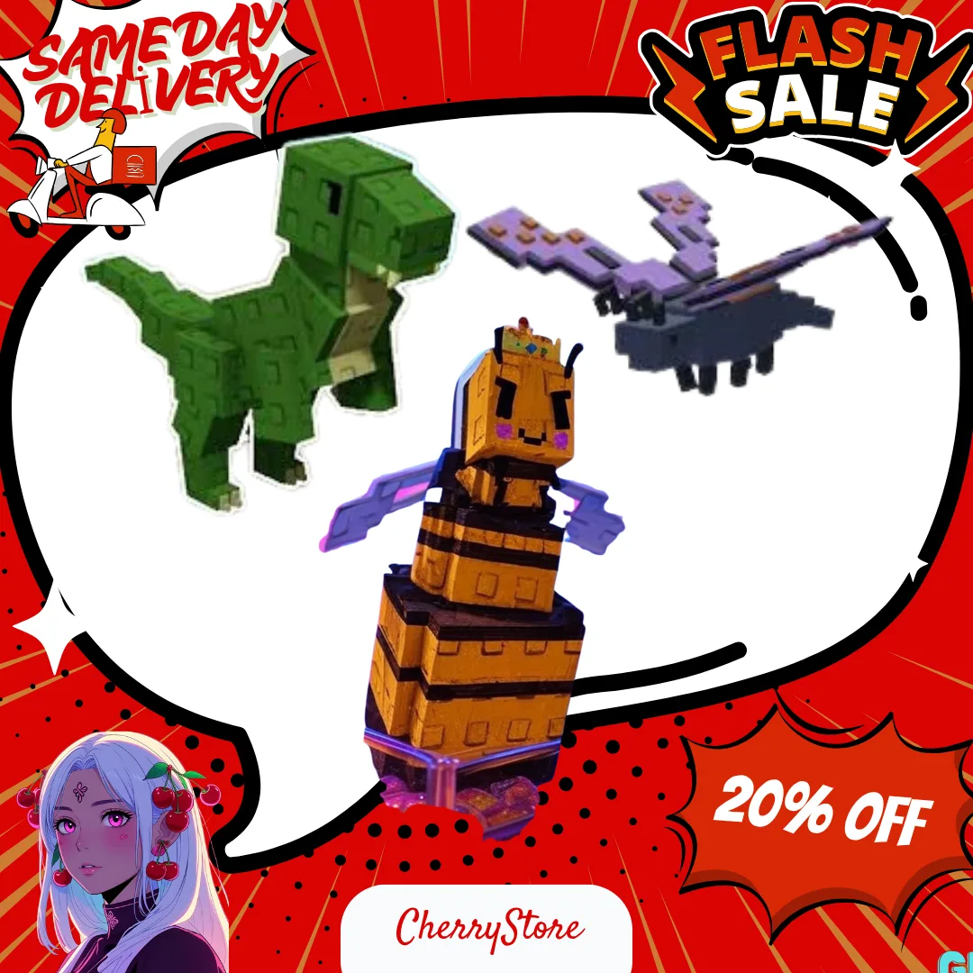 T-Rex+ Butterfly+ Queen Bee - Fast Delivery Safe and Smooth