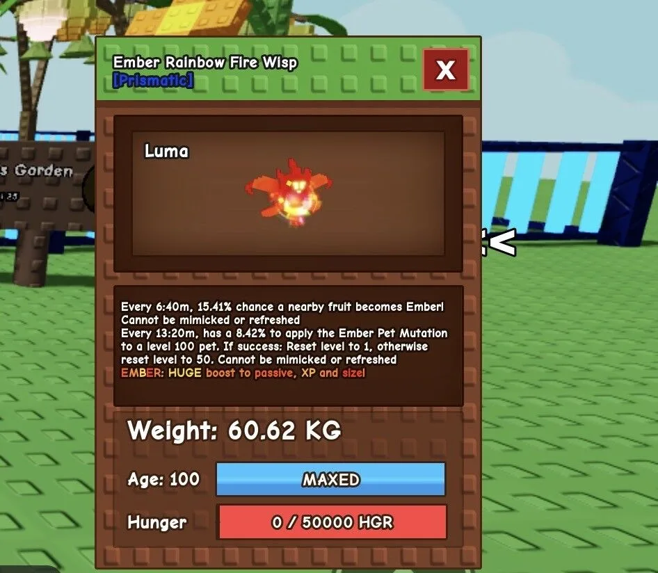 RBH FIREWISP (EMBER) HUGE FOR SALE!!!