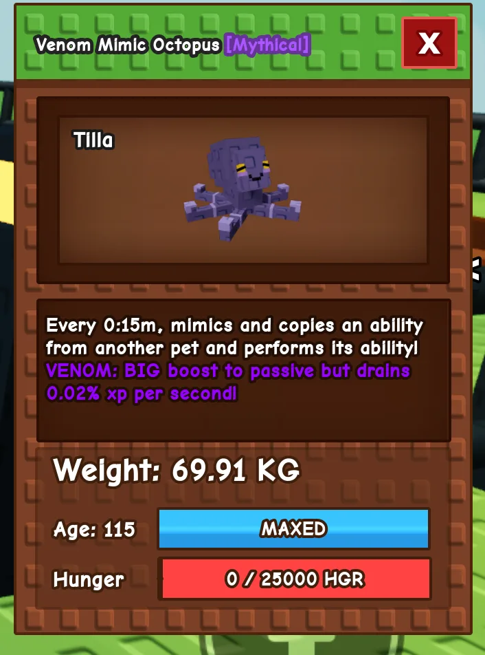HUGE MIMIC OCTOPUS 15S VENOM MUTATION