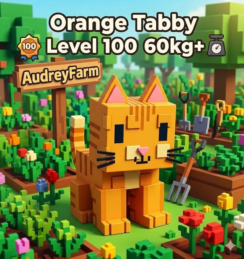 Everchanted Orange Tabby LEVEL 100 60KG+ 5s skill — Account account