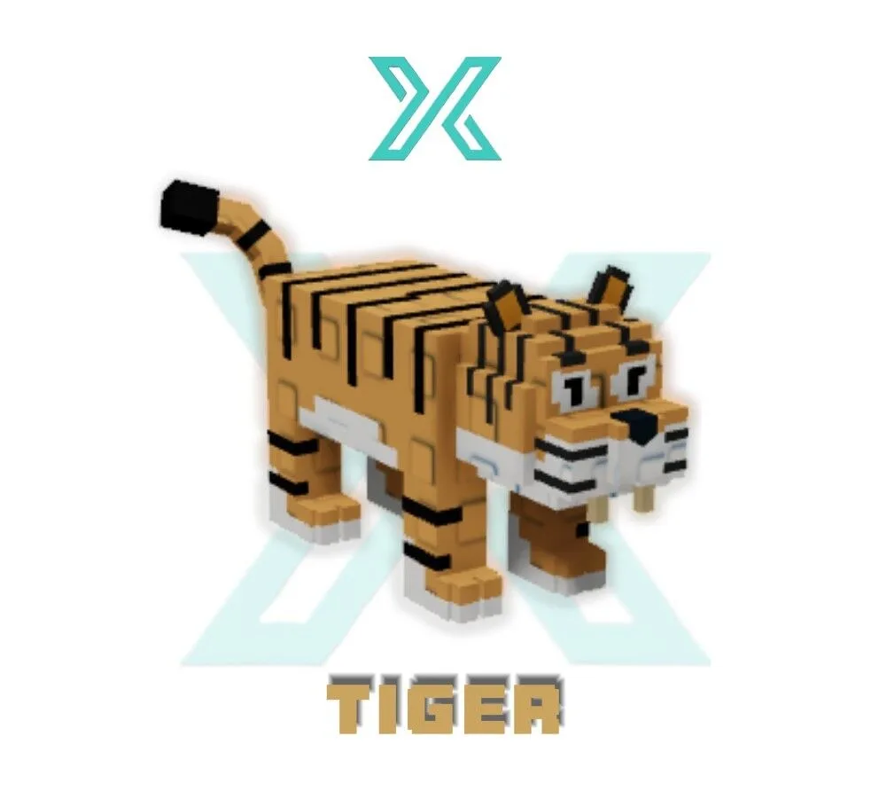 3x Tiger Grow a Garden