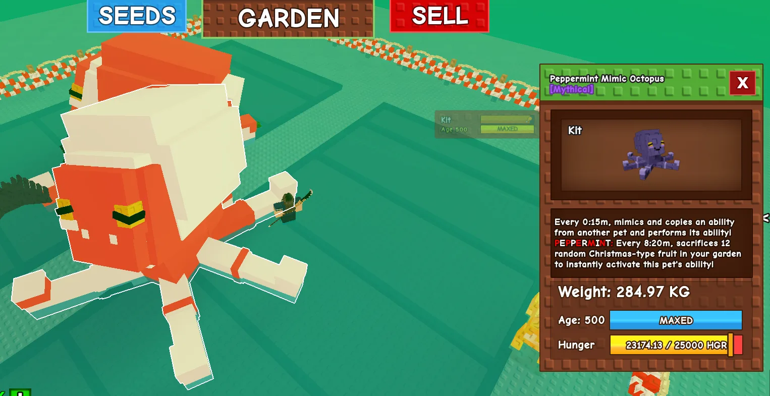 2X 280KG+ Peppermint Mimic Octopus // Mythical // super handsome // Age 500 Maxed // Ability Copier Bundle