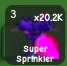 500x Super Sprinkler delivery in 1minute (Mythic)