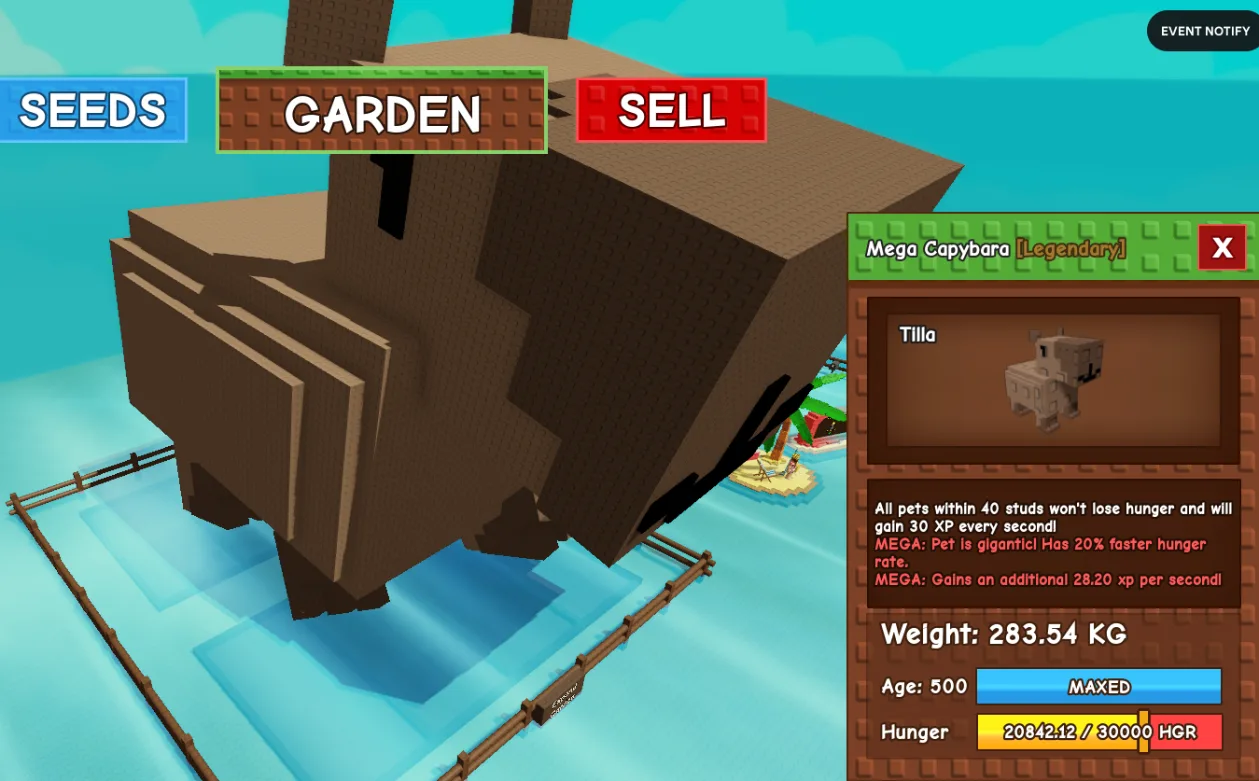 283.54kg Mega Capybara