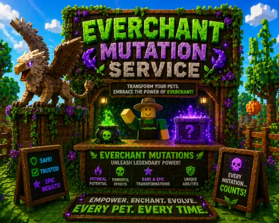 Grow a garden Everchant mutation service — Account account