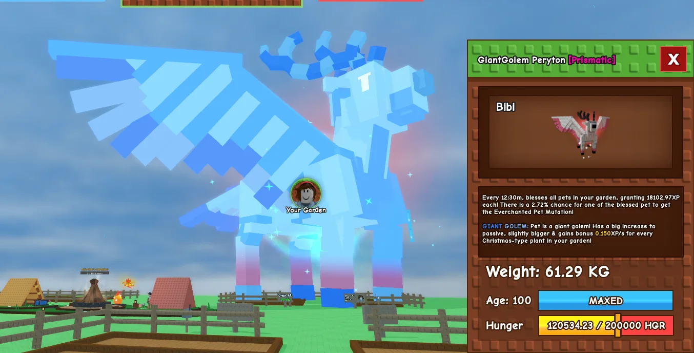 61.29kg GiantGolem Peryton — Account account