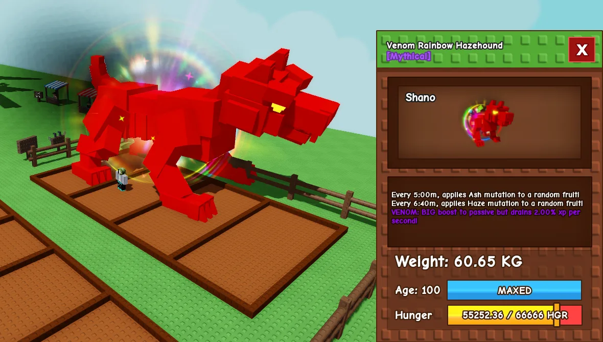 60kg+ Venom Rainbow Hazehound RBH — Account account