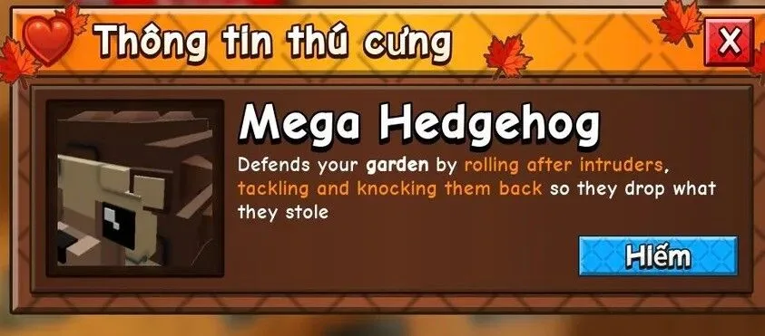 Hedgehog (Rare)