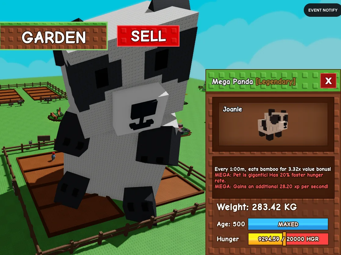 283.42kg Mega Panda Black & White Panda