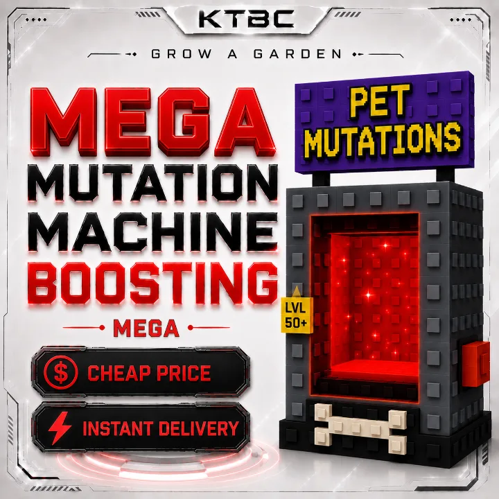 Grow a Garden Mega Mutation Machine Boosting Mega Mutation Only Cheap Prices Instant Delivery