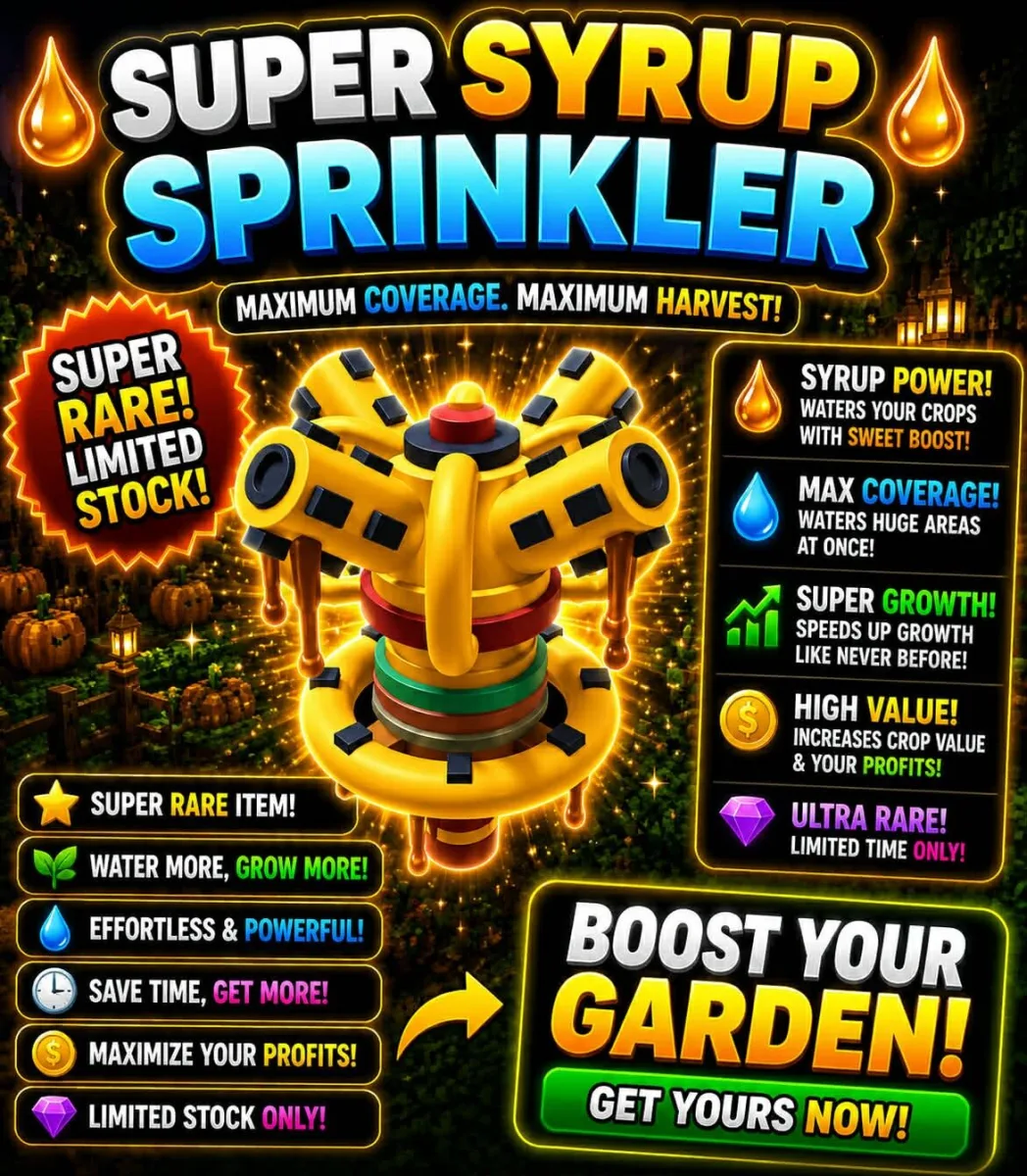 100x Super Syrup Sprinkler