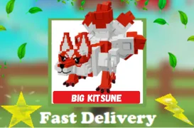 Big Kitsune Pet Grow a Garden 2 Fast Delivery