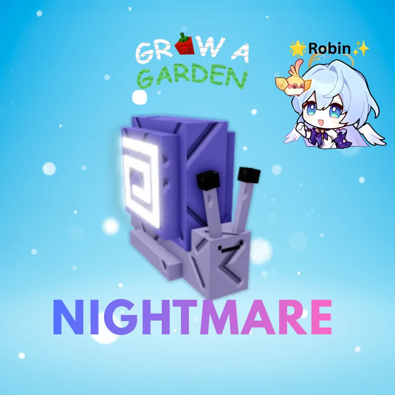 Nightmare Moon Snail - Grow a Garden
