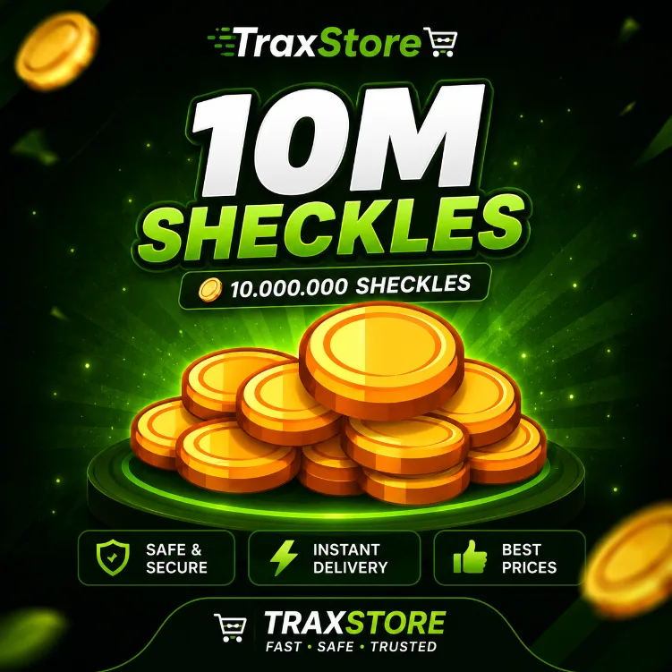 10M SHECKLES Instant Delivery