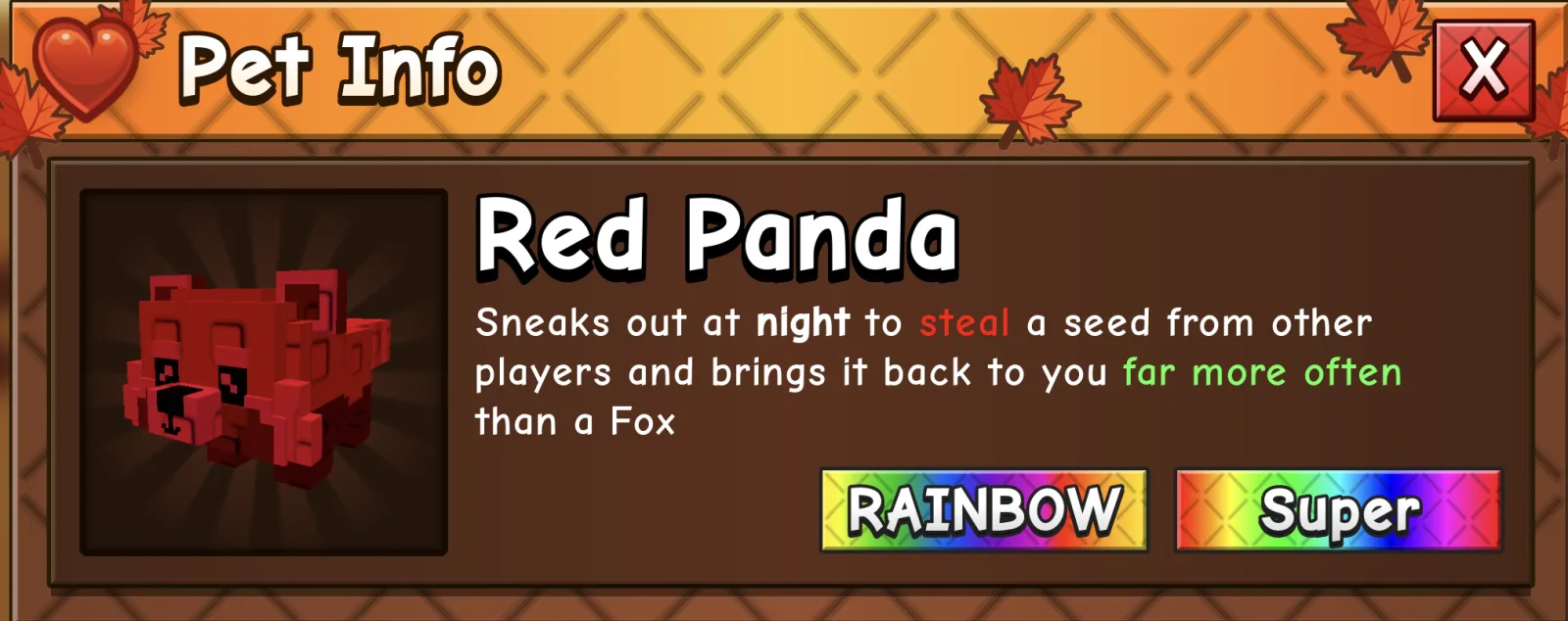 Red Panda (Super)