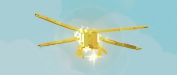 Golden Mutated Dragon Fly
