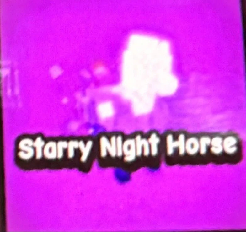 READY HUGE 60/61 KG STARRY NIGHT HORSE GROW A GARDEN