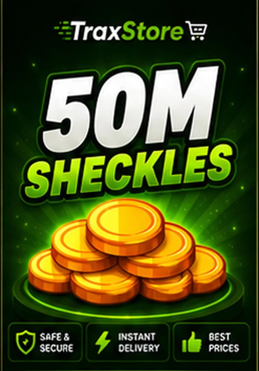50M SHECKLES Instant Delivery
