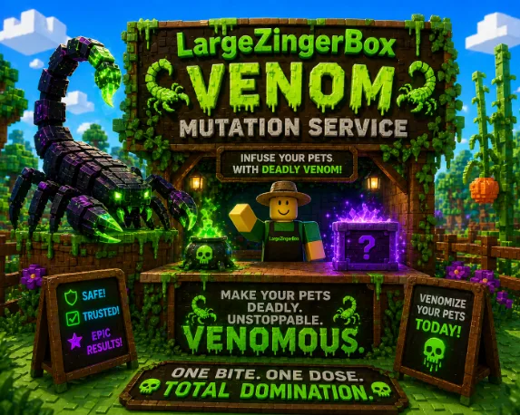 Grow a garden venom mutation service — Account account