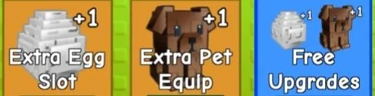 2pcs Age 60 Pet (random) for slot upgrades