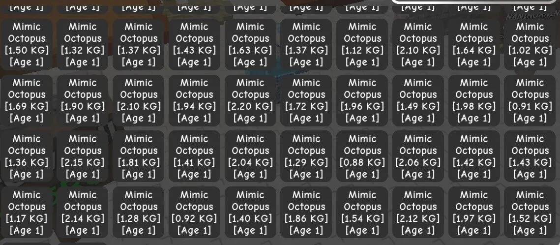 60x Mimic Octopus / 1 Pack