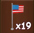 1x American Flag