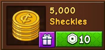 5,000 Sheckles - 10R GIFT