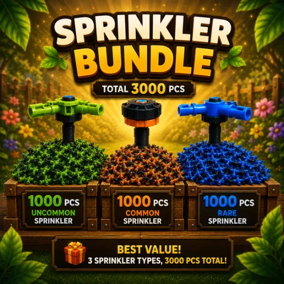 3000 SPRINKLERS BUNDLE - 1000 RARE + 1000 UNCOMMON + 1000 COMMON