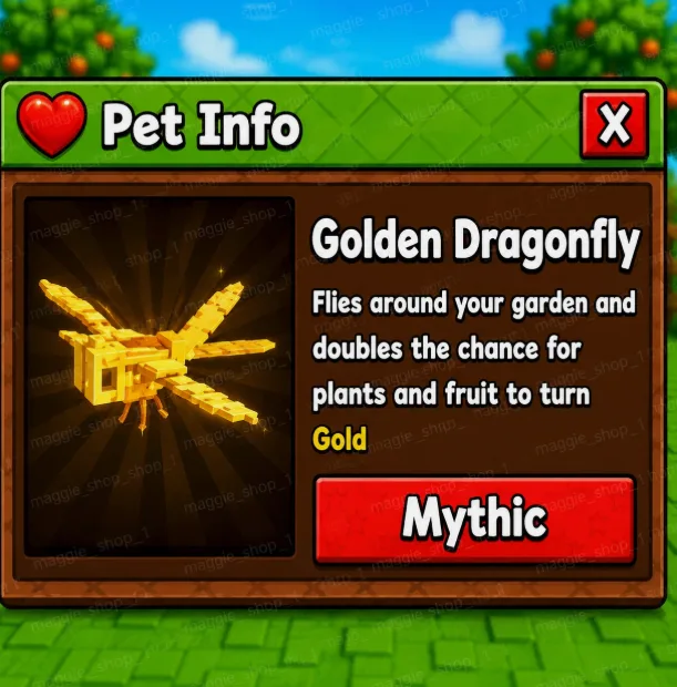 Roblox GROW A GARDEN 2 GAG 2 DRAGONFLY — Account account