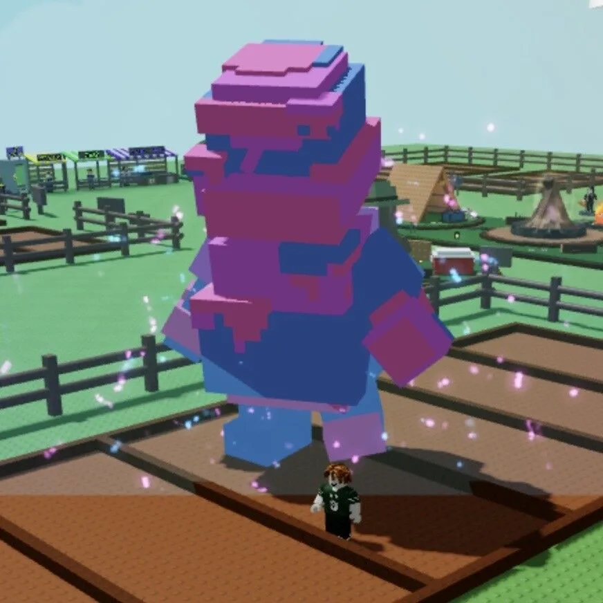 Level 500 - Blossoming Golem 280.99 kg - Collectible Mythical GAG Pet- Non Dupe - No Toy