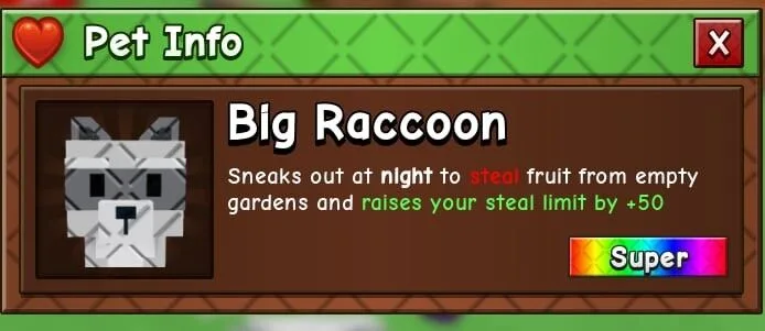 Raccoon (Super)