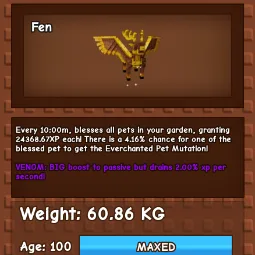 Venom Gilded Choc Peryton 60kg