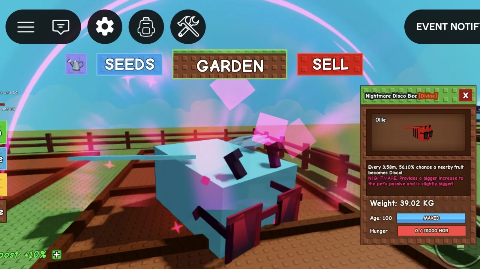 Huge NIGHTMARE Disco Bee - 39.02 KG (Age 100)