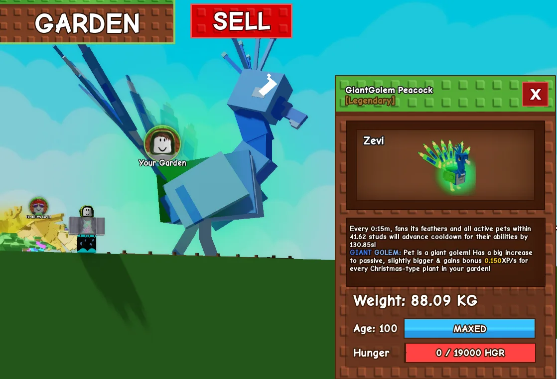 88.09kg Titanic 15s cd GiantGolem Peacock — Account account