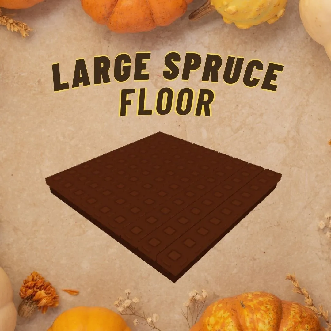 Large Spruce Floor INSTANT DELIVERY - Grow a Garden 2